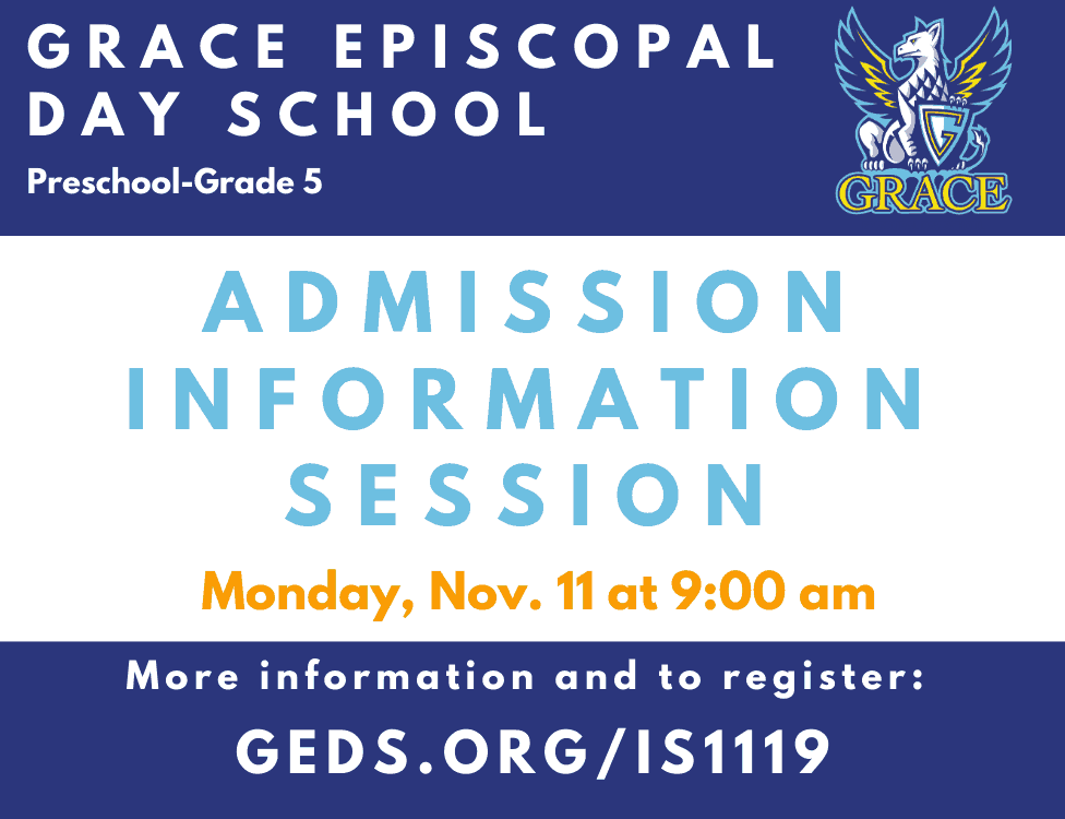 Information Session Grace Episcopal Day School November 11 2019