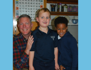 Grandparents and students Grace Episcopal Day School