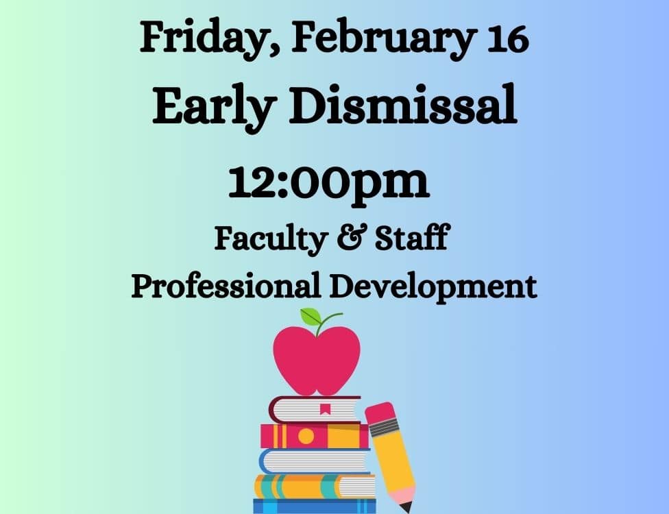 _Faculty Staff PD Noon Dismissal