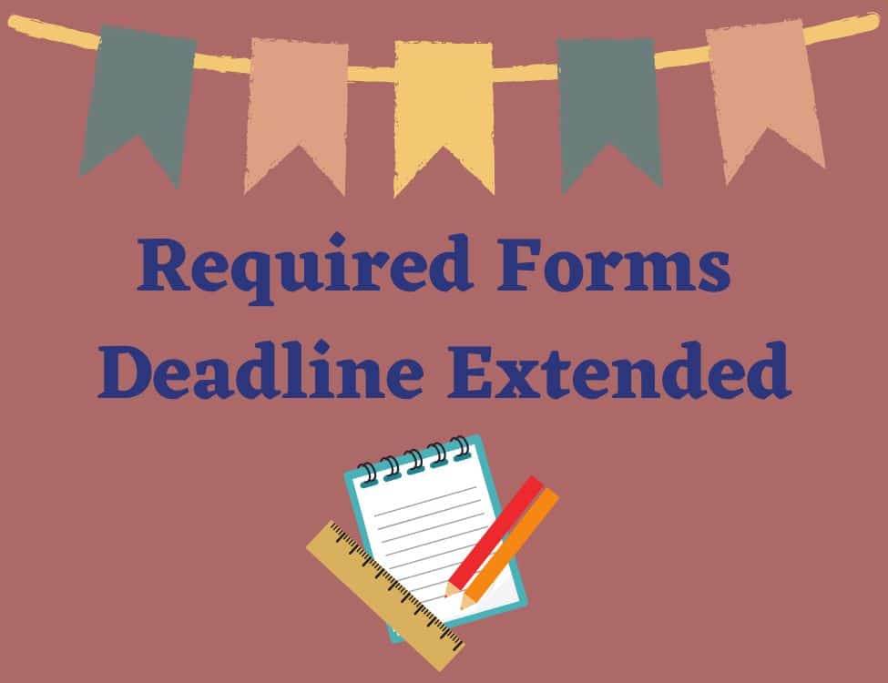 Emergency forms Deadline